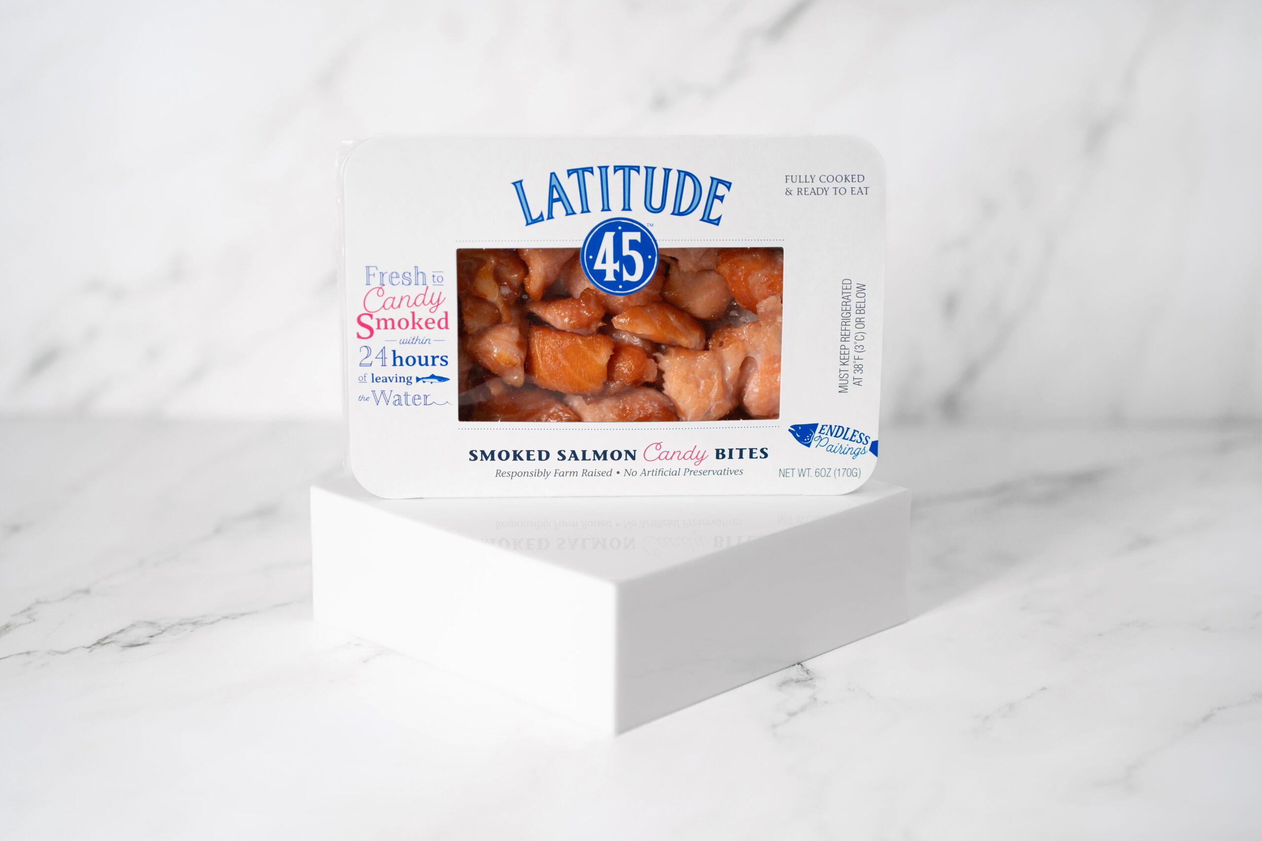 Multi X Latitude 45 Candy Bites product was chosen as the Best Retail Packaging of Products at the Seafood Excellence Global Awards 2024